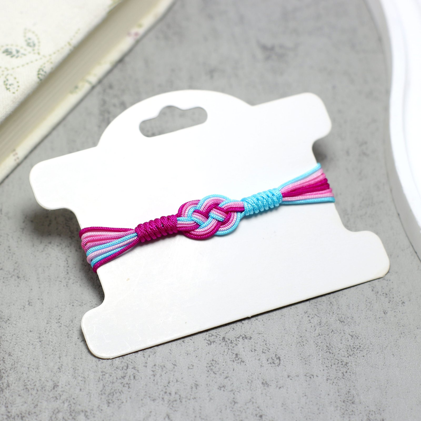 Transfeminine Infinity String Bracelet
