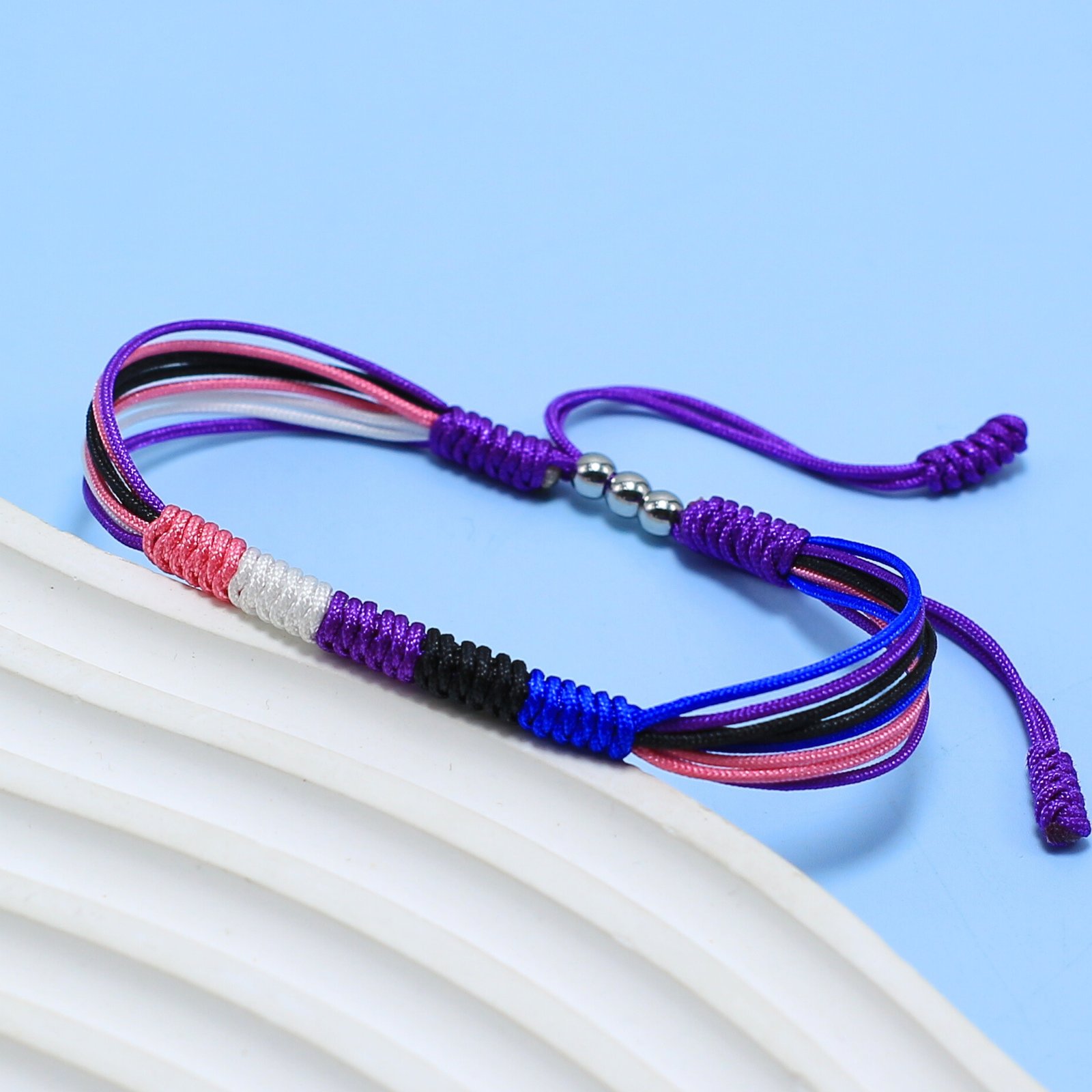 Genderfluid Infinity String String Bracelet