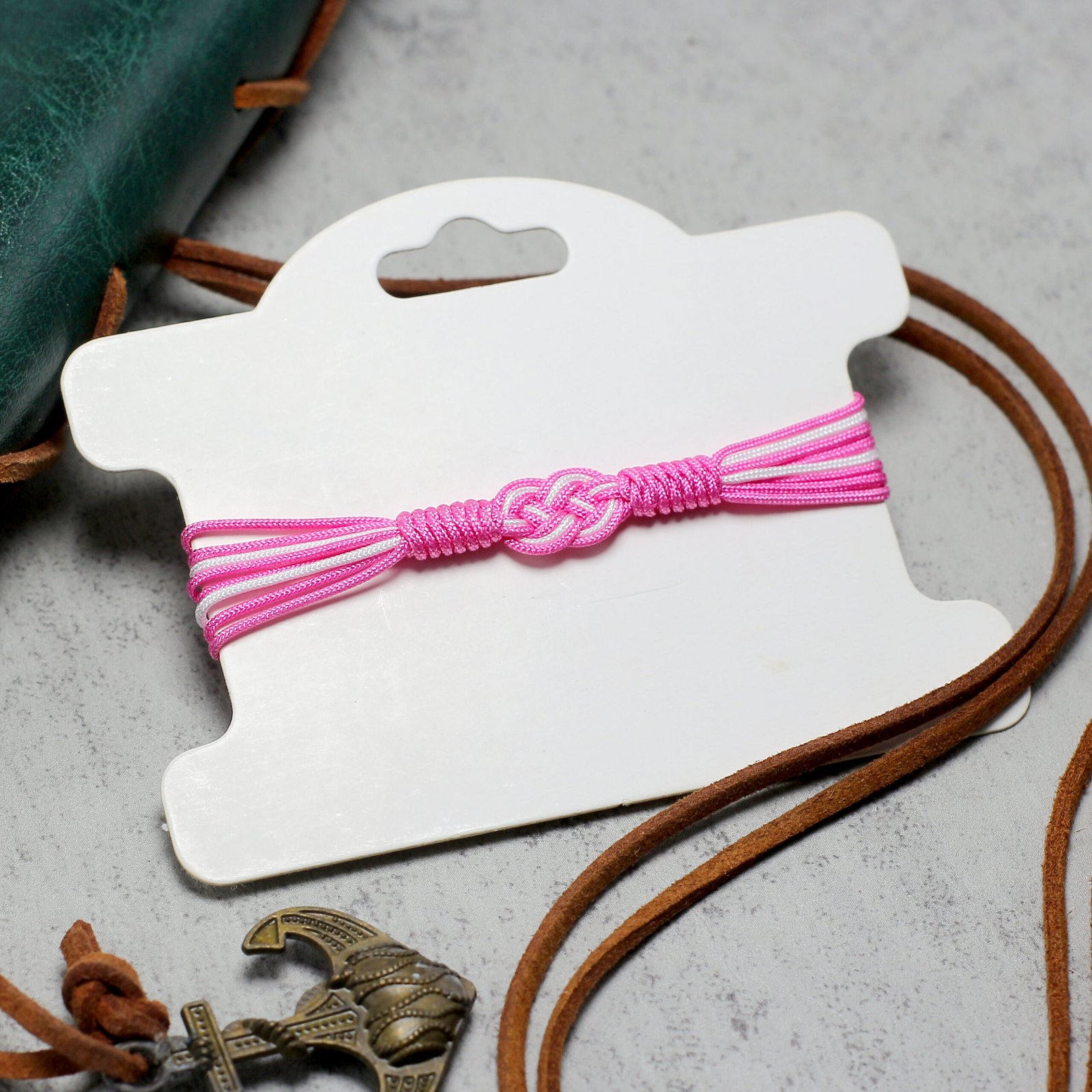 Sapphic Infinity String Bracelet
