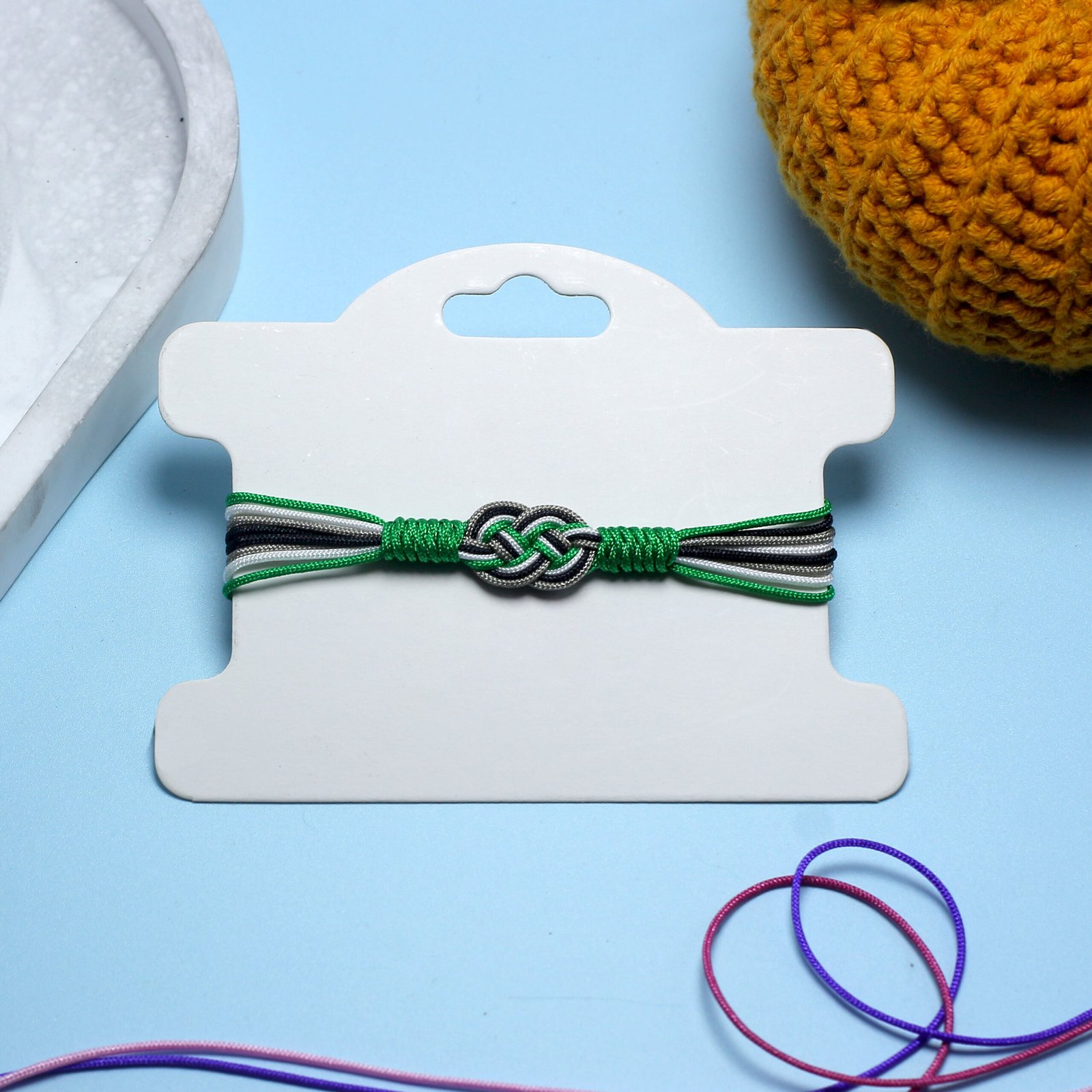 Demiromantic Infinity String Bracelet