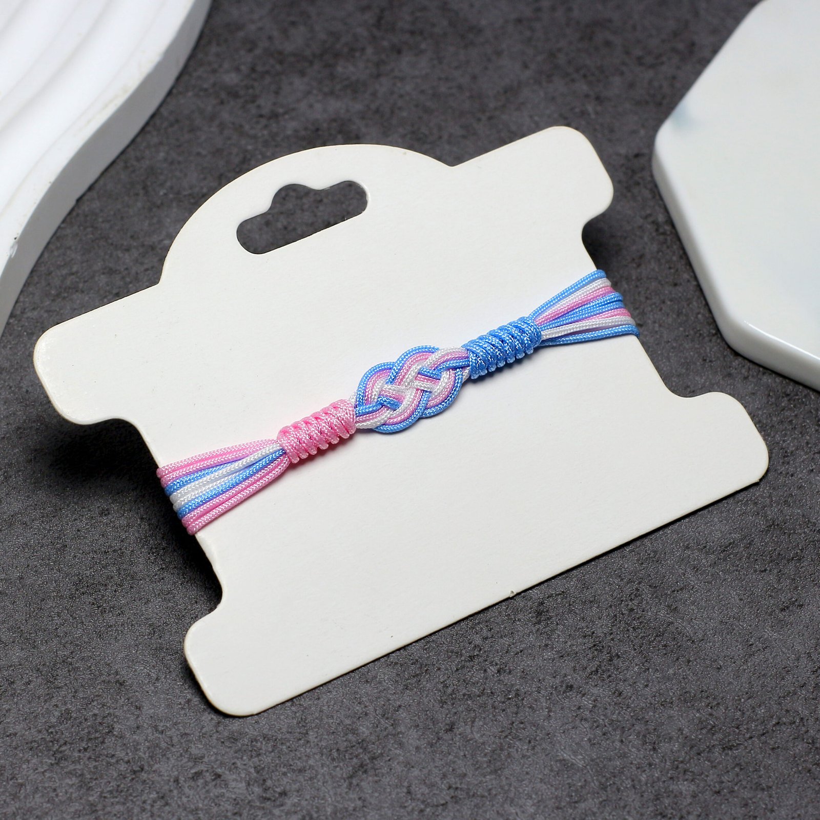 Transgender Infinity String Bracelet
