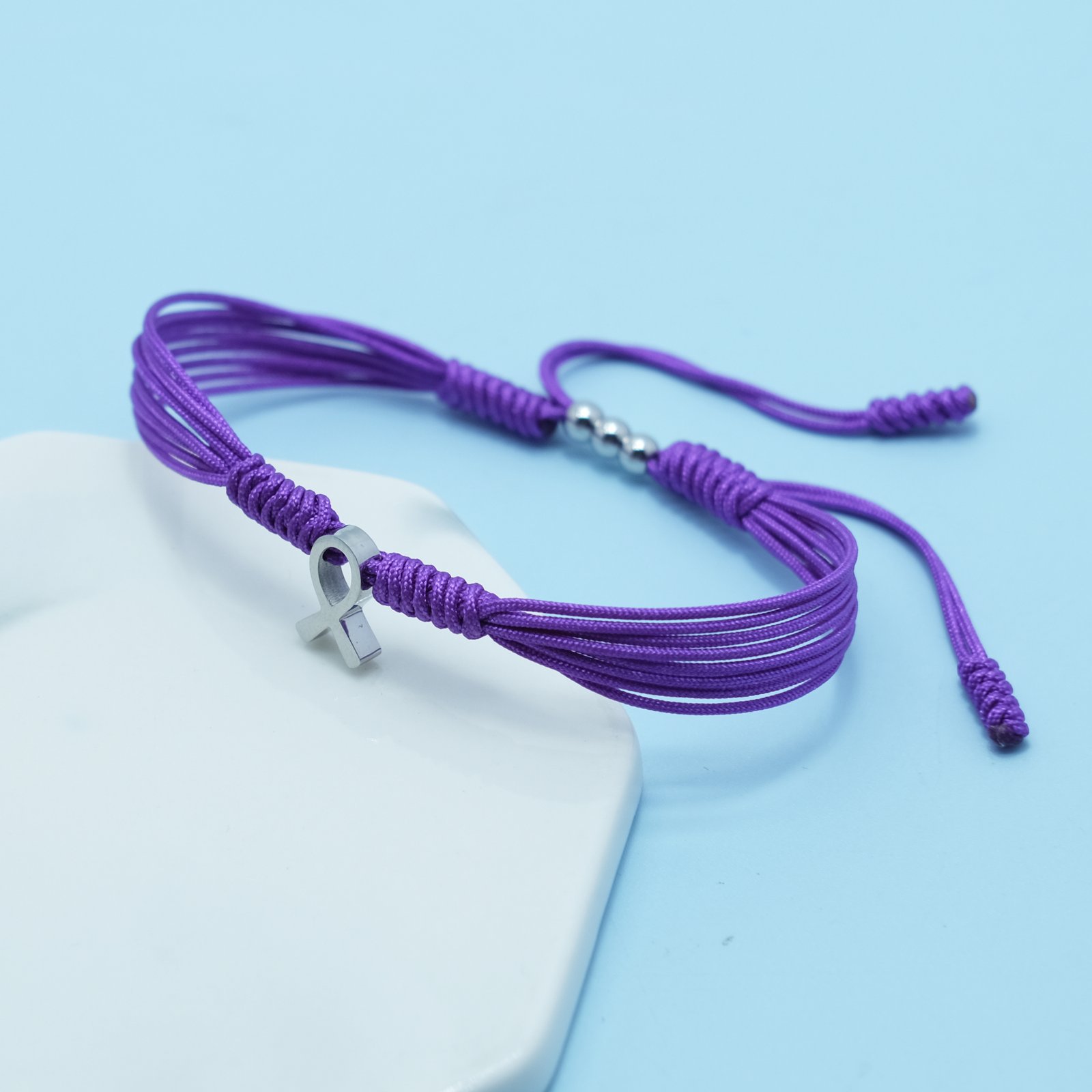 Lupus Awareness String Bracelet