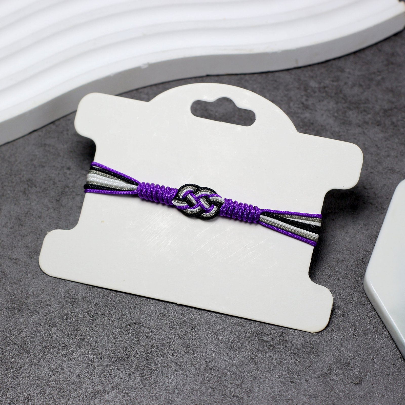 Asexual  Infinity String Bracelet