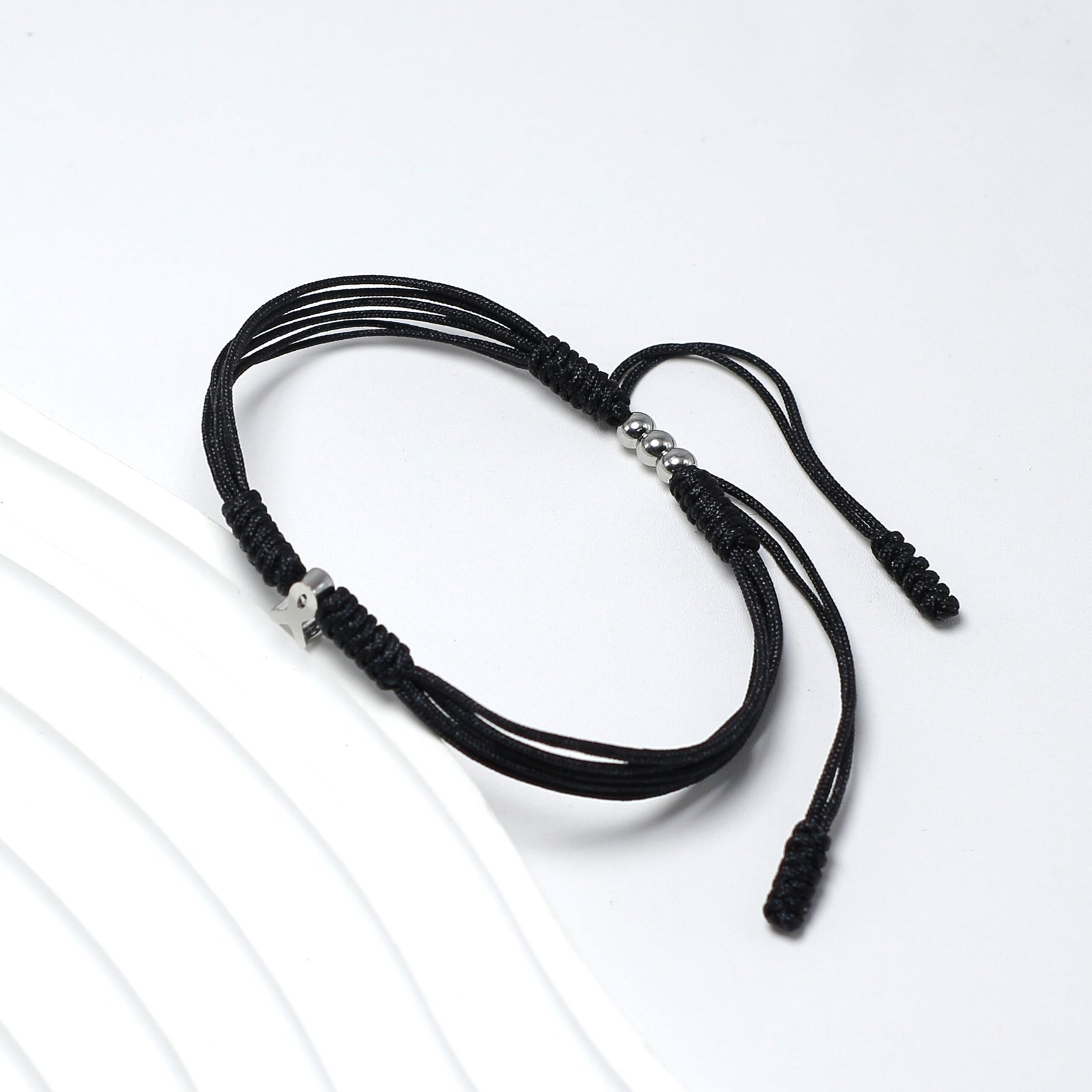 Black Awareness Bracelet for Melanoma and Skin Cancer, Anti-Terrorism, POW/MIA
