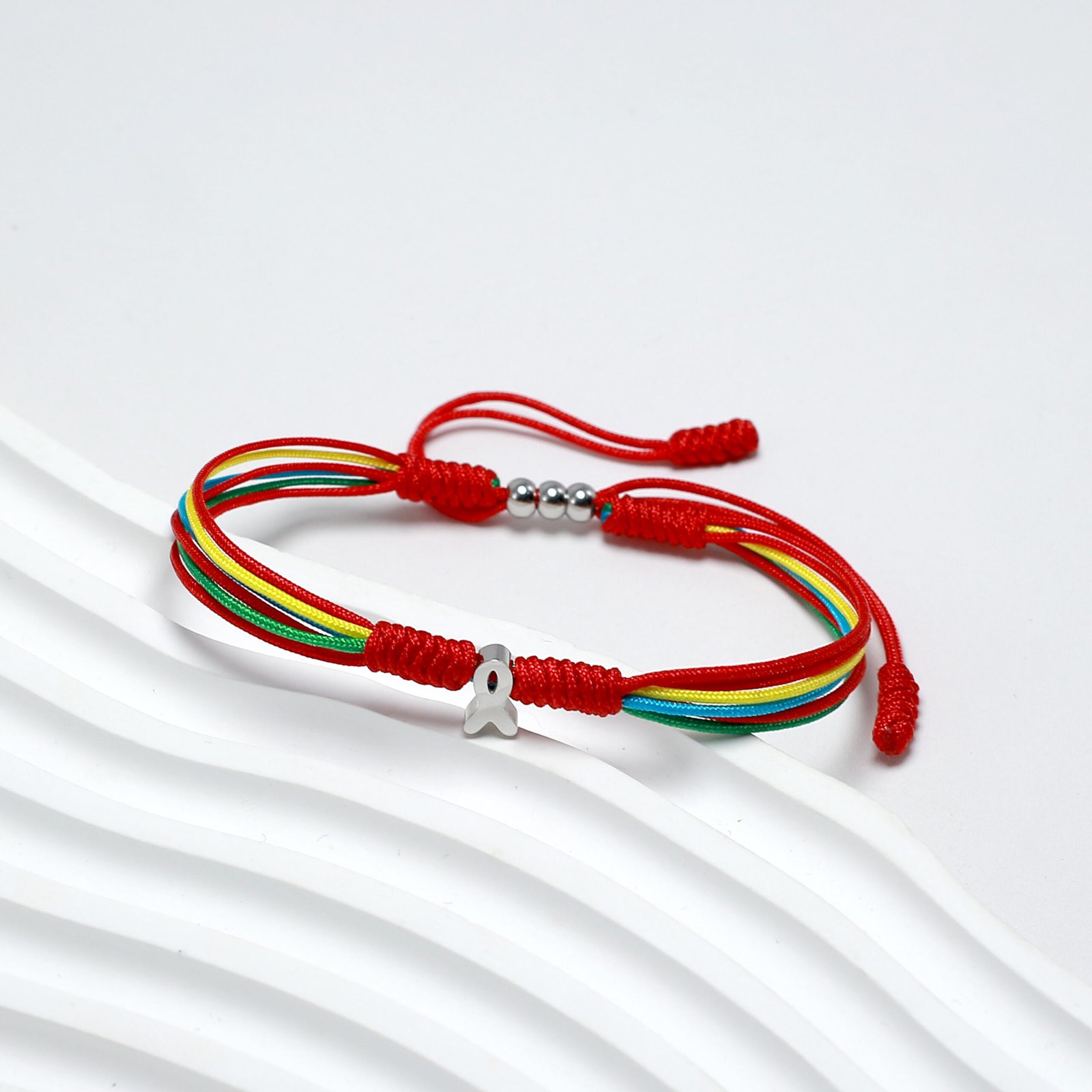Autism Awareness String Bracelet