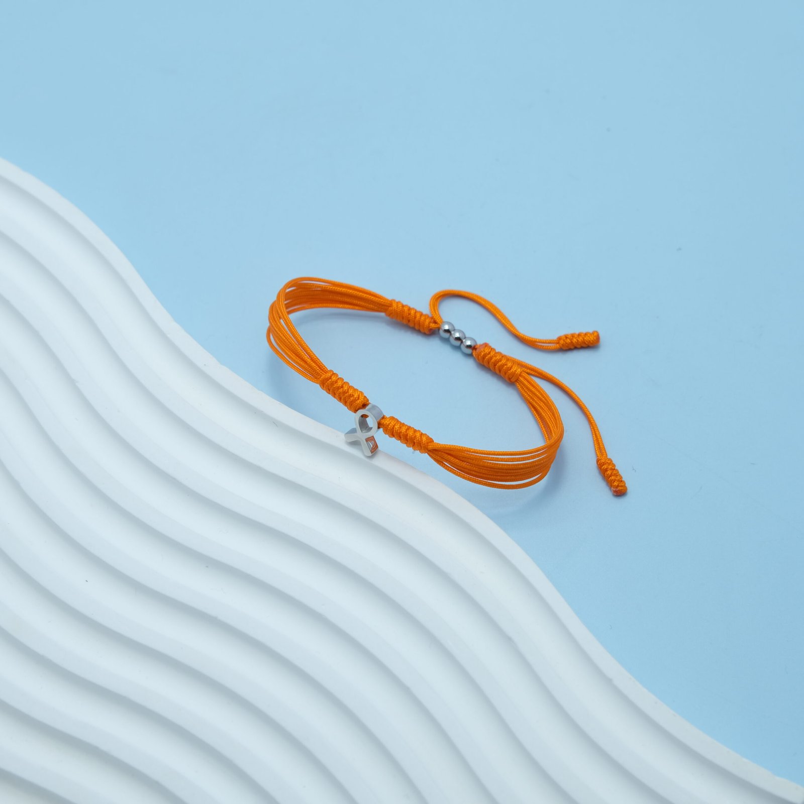Orange Awareness Bracelet for Leukemia, Multiple Sclerosis, MS CRPS End Gun Violence Kidney Cancer